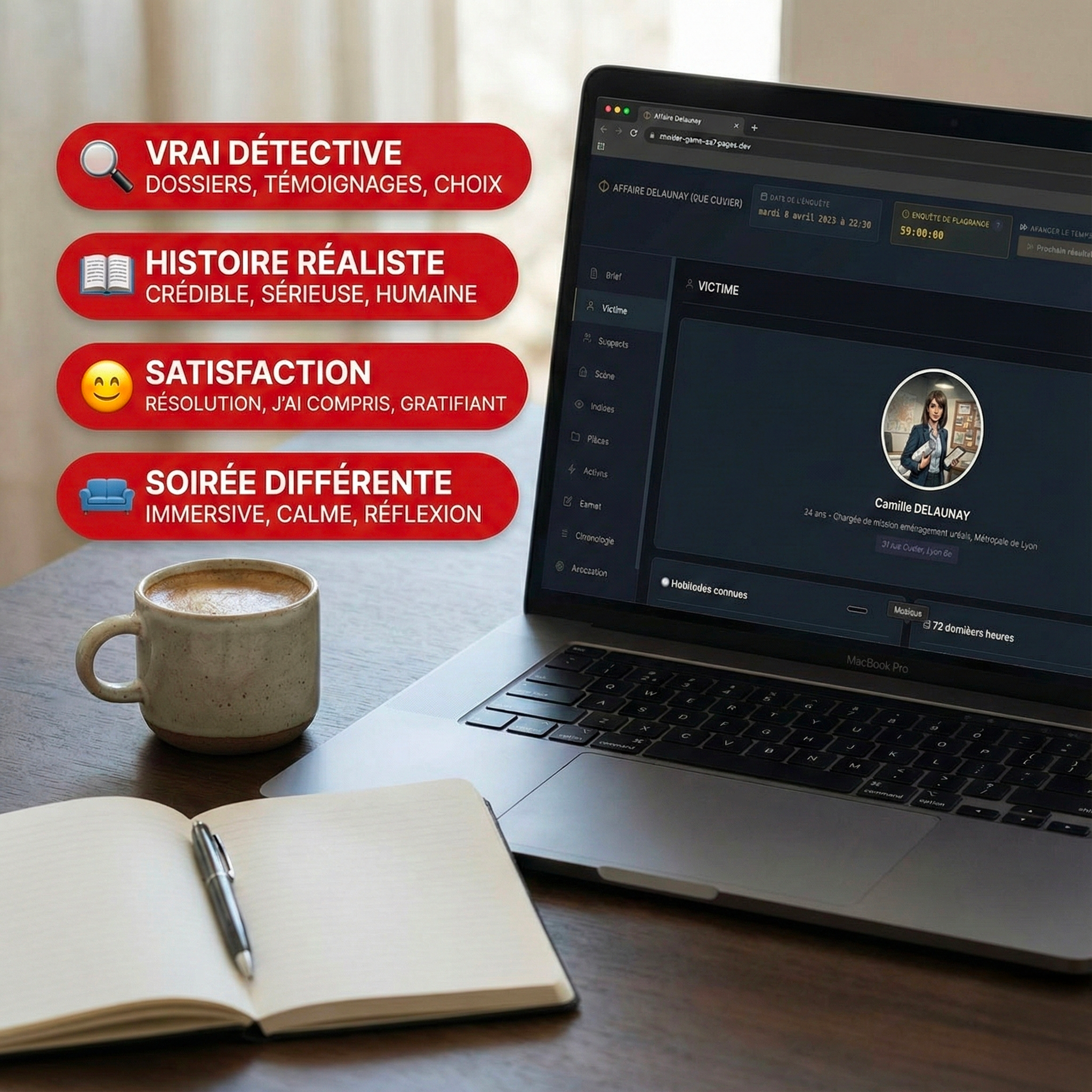 L'affaire DELAUNAY - Meurtre à Lyon