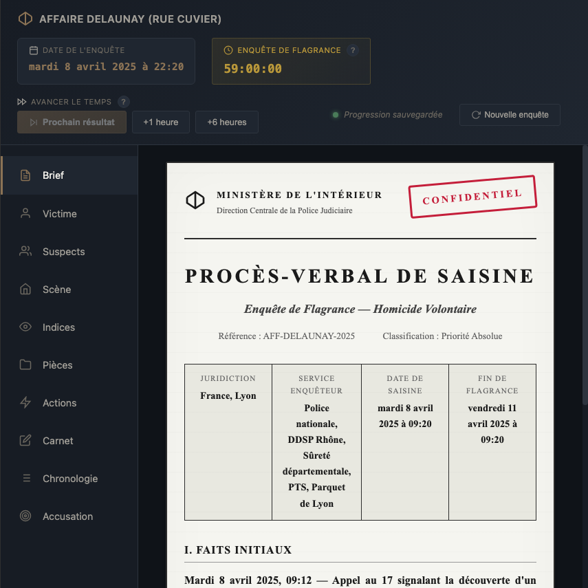 L'affaire DELAUNAY - Meurtre à Lyon