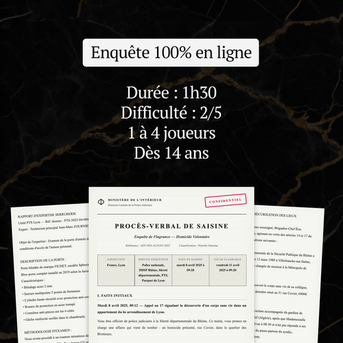 L'affaire DELAUNAY - Meurtre à Lyon